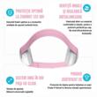Casti antifonice pentru bebelusi, ofera protectie auditiva, SNR 23, roz, ALPINE Muffy Baby Pink ALP24951