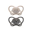 Set 2 Suzete MyButterfly din silicon, forma anatomica, simetrica, tetina ortodontica flexibila, cu cutie de transport si sterilizare, 0 - 6 luni, nip first moments 31610