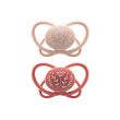 Set 2 Suzete MyButterfly din silicon, forma anatomica, simetrica, tetina ortodontica flexibila, cu cutie de transport si sterilizare, 0 - 6 luni, nip first moments 31610
