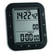 Timer si cronometru digital triplu, cu operare simultana, ceas, memorie, negru, TFA 38.2023