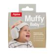 Casti antifonice pentru bebelusi si copii pana la 4 ani, ofera protectie auditiva, SNR 24, ALPINE Muffy  Soft Sand, ALP20161