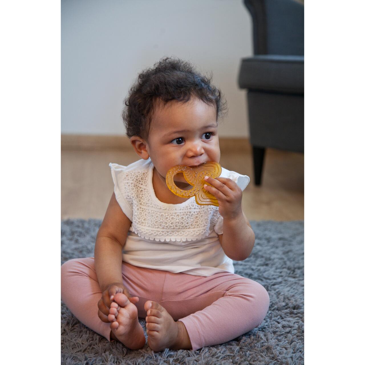 Ingrijire/Dentitie - Inel pentru dentitie din cauciuc natural BIO, Elefant, Grunspecht 639-00