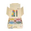 Set Plastilina organica, pentru copii, 2 ani+, la tub, 4 culori, moale, nelipicioasa, usor de modelat, Grunspecht 680-00
