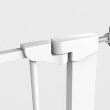 Tarc de joaca hexagonal modular cu saltea Noma, metal alb, N94023
