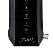 Umidificator cu ionizare si difuzor arome TWIN negru, Airbi BI3221