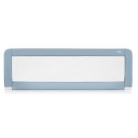 Bariera protectie anticadere pat copii, lungime 150 cm, albastru-gri, Reer Sleep'n Keep XL 45111