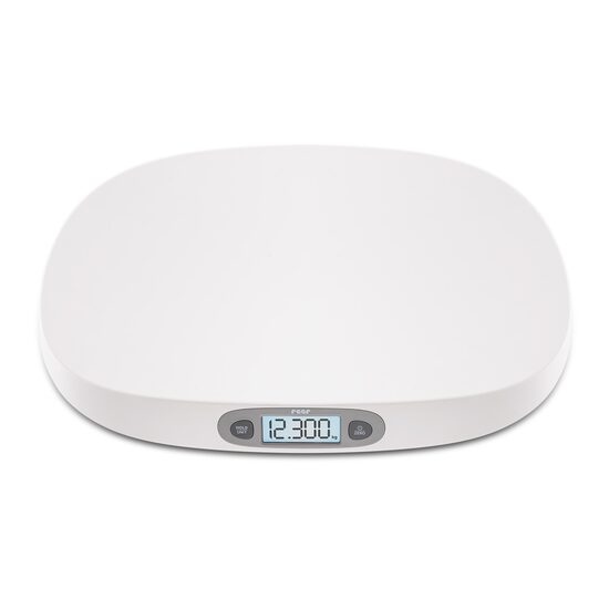 Cantar digital pentru bebelusi BabyCare, pana la 25 kg, ecran iluminat, memorie, 0+ luni, Reer 64120