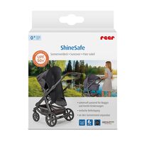 Copertina protectie solara carucior copii, UV 50+, parasolar universal reglabil, protectie vant si ploaie, material elastic, montare rapida, Reer ShineSafe 84251