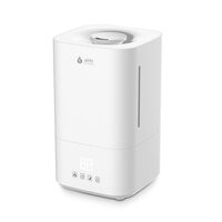 Umidificator cu ultrasunete Airbi CUBOID, afisaj umiditate, temporizator, difuzor aromaterapie, mod nocturn, alb, BI1511