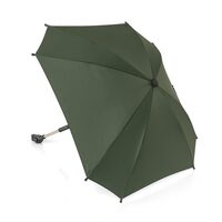 Umbrela parasolar carucior copii, protectie UV 80+, forma patrata 80 cm, reglabila 180°, prindere universala anti-alunecare, verde, Reer ShineSafe 84283 