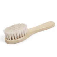 Perie pentru bebelusi, cu par natural de capra si maner din lemn, Grunspecht 520